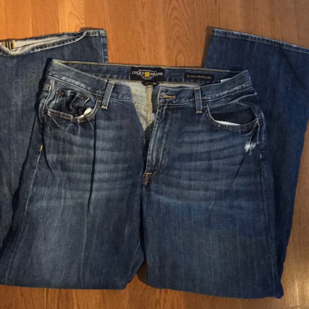 Lucky brand relaxed straight jean